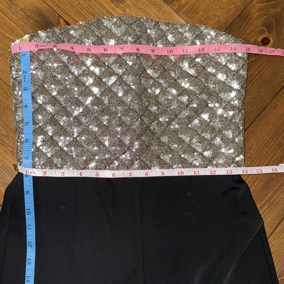 Mango Sequined Strapless Jumpsuit - Picture 8 of 12